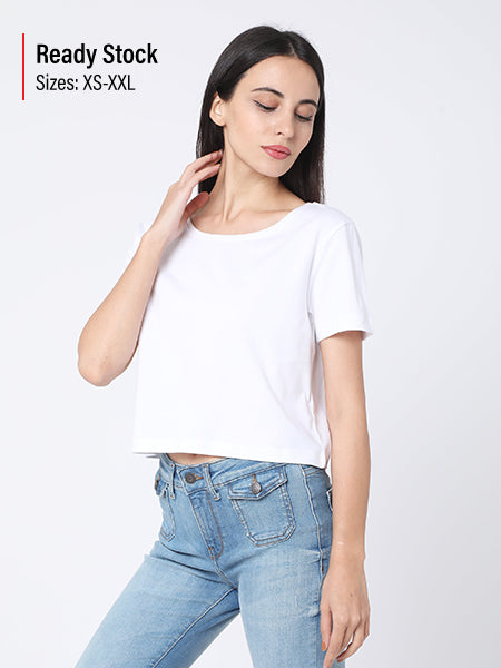 Crop Top (180 GSM) - Women's T-shirt