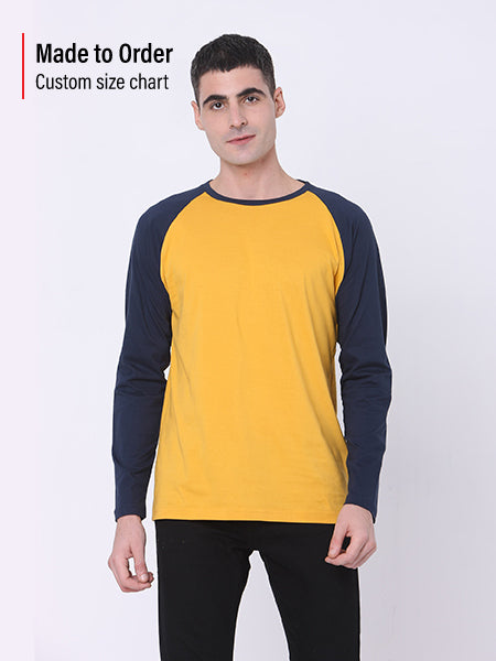 Raglan Full Sleeves (180 GSM) - Men's T-shirt