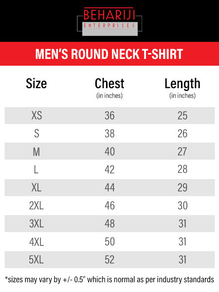 Round Neck (Different GSMs) - Men's T-shirt